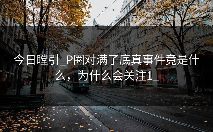 今日瞠引_P圈对满了底真事件竟是什么，为什么会关注1_