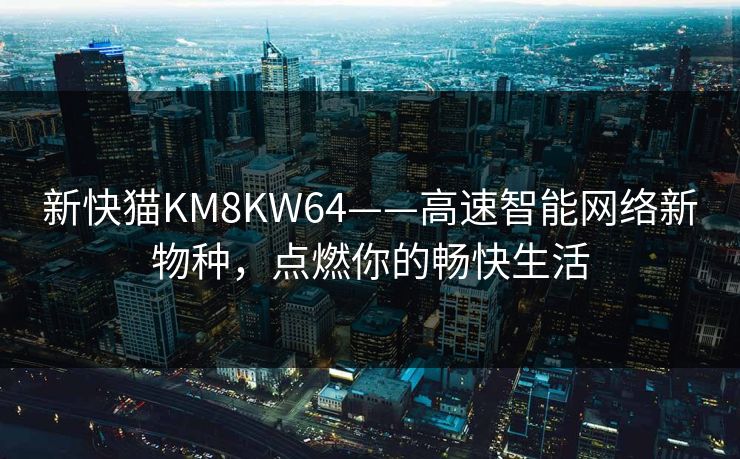 新快猫KM8KW64——高速智能网络新物种，点燃你的畅快生活